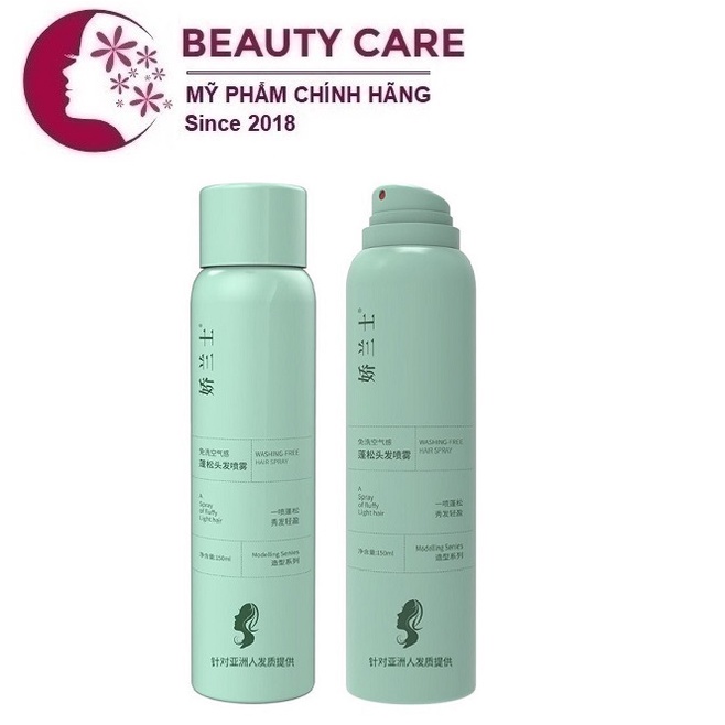 Dầu Gội Khô Dạng Xịt Làm Sạch Tóc Không Bết Dính Gội Đầu Khô Không Cần Nước 150ml - Nội Địa Trung