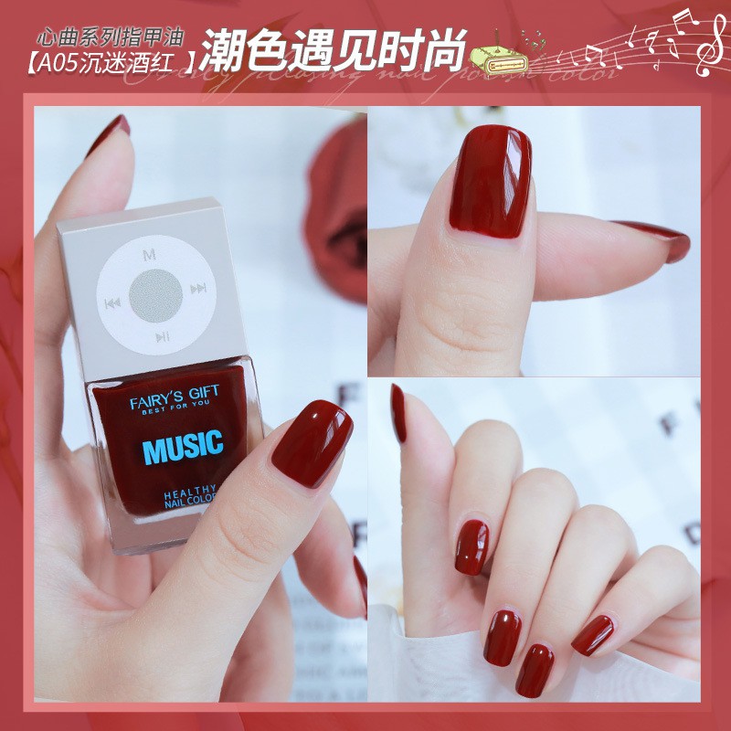 (Hàng Mới) Sơn móng tay thường dạng lột Fary's Gift Music 12ml - 40 màu - Link 1 màu 01- 20