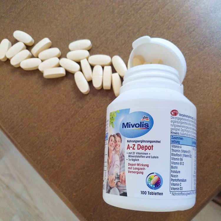 [ HÀNG ĐỨC ] Vitamin tổng hợp Mivolis A Z Komplett cho người dưới 50 tuổi, 100 viên | Thế Giới Skin Care