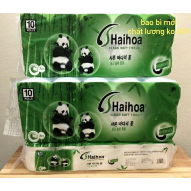 Giấy vệ sinh Hải Hoa không lõi. Giấy cuộn