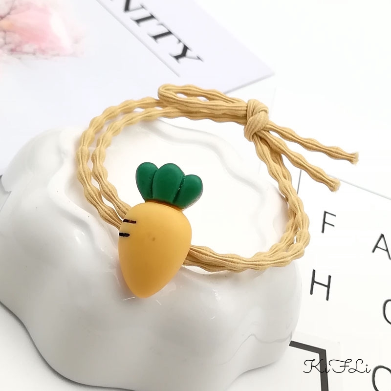 Dây Cột Tóc Hình Củ Cà Rốt Xinh Xắn Cho Nữ