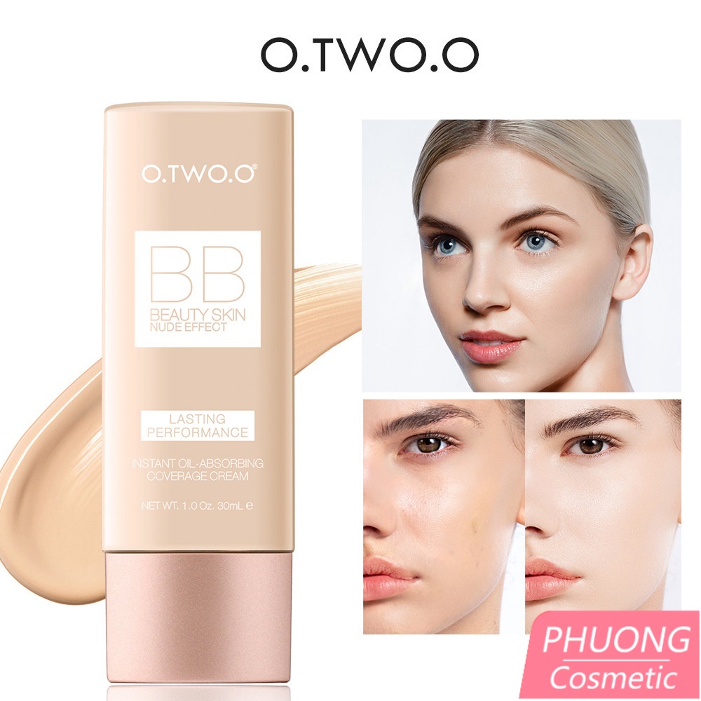 Kem Nền BB O.TWO.O Che Khuyết điểm Tự Nhiên Kiềm Dầu