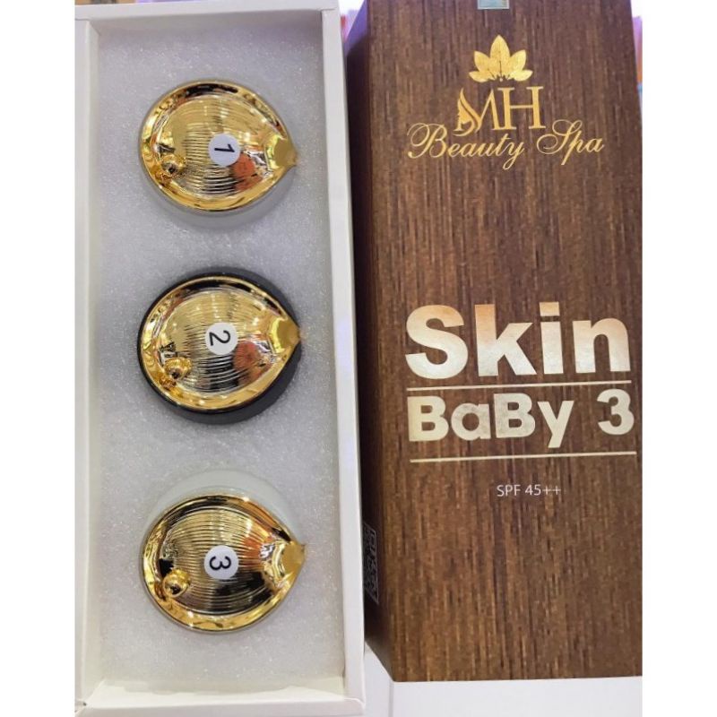 Bộ kem dưỡng Skin Baby 3  Combo dưỡng da chính hãng MH Beauty spa trắng da, hết mụn