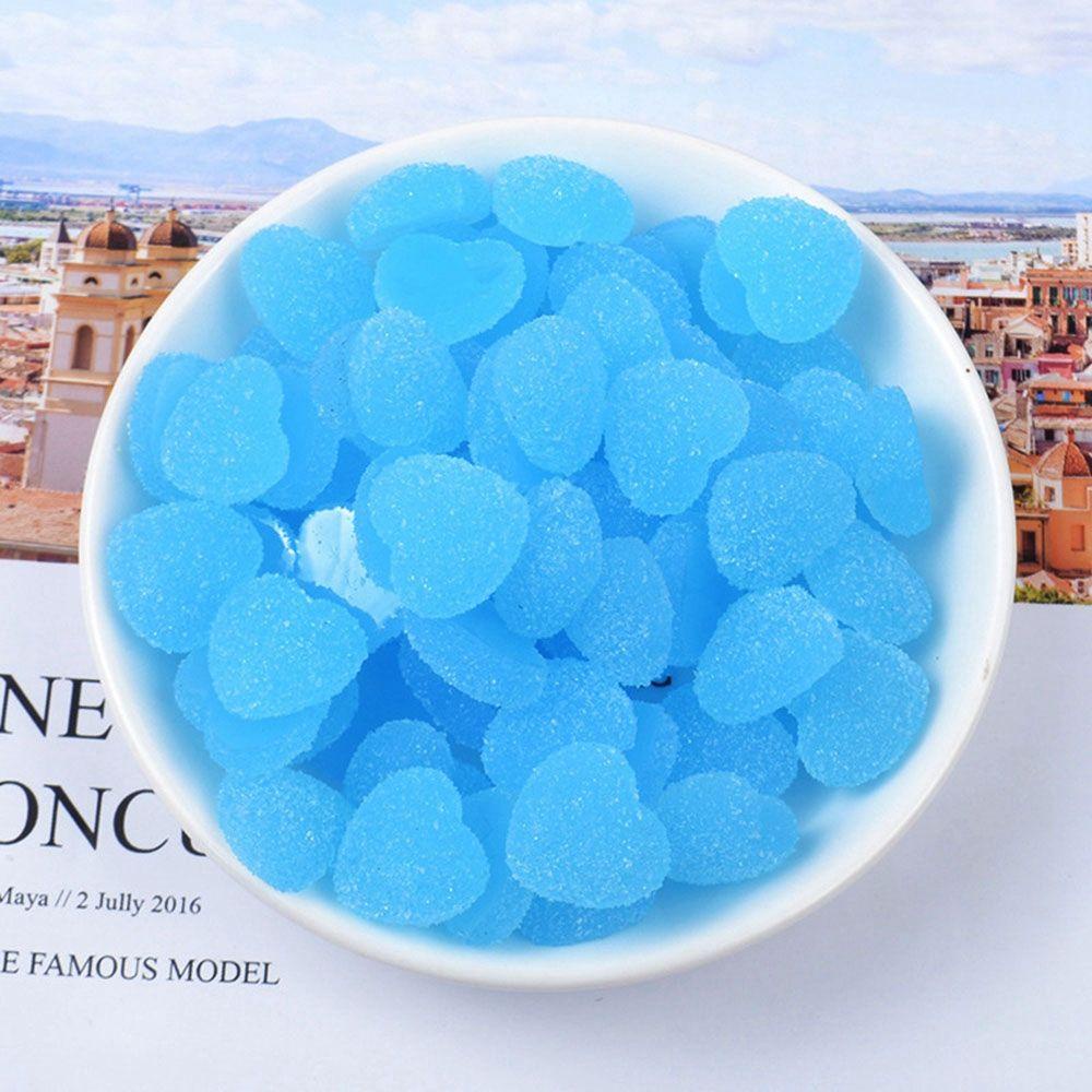 Bộ 20 Mặt Dây Chuyền Bằng Resin Mềm Màu Kẹo DIY Charms