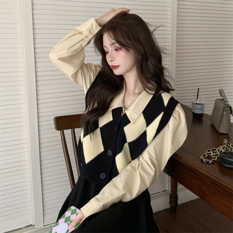 Set gile + somi croptop tay bồng (có bán lẻ)