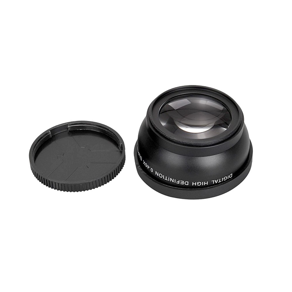 Ống kính góc rộng 58mm 0.45X HD kèm lens Macro cho Canon Nikon Sony Pentax 58mm