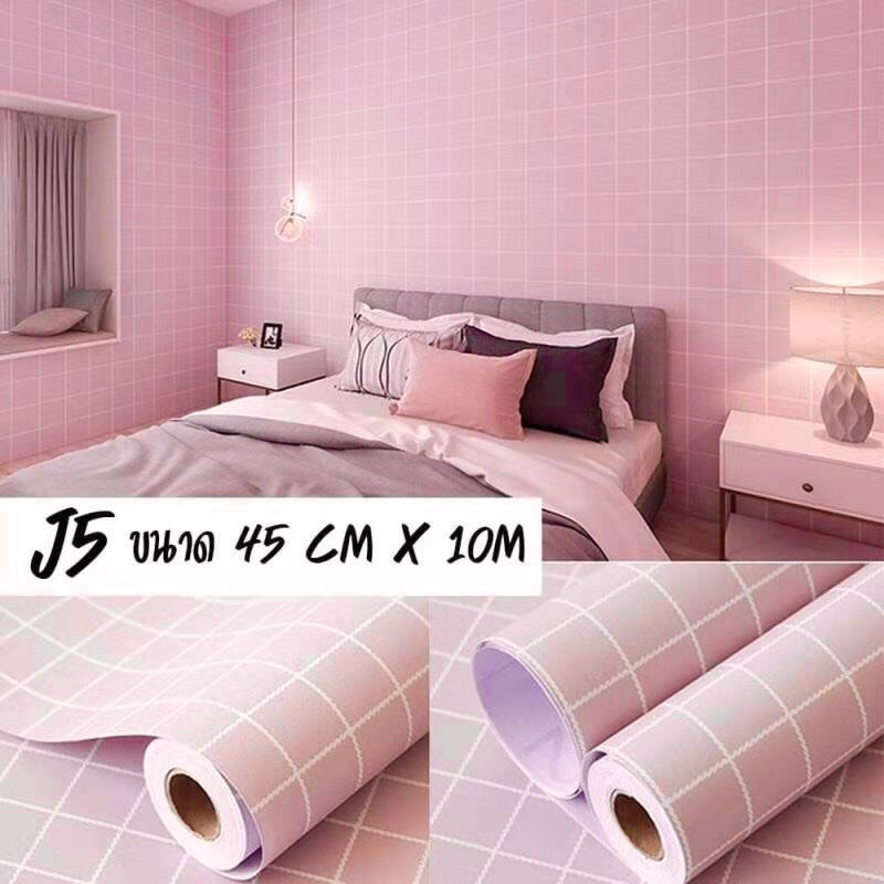 10M giấy dán tường, decal dán tường kẻ caro keo sẵn khổ 45 cm siêu đẹp