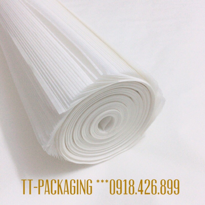 100 Tờ giấy pelure  loại đẹp đóng hàng, giấy đóng gói quần áo, gói sơ mi, bọc phụ kiện, hút chống ẩm cho sản phẩm.