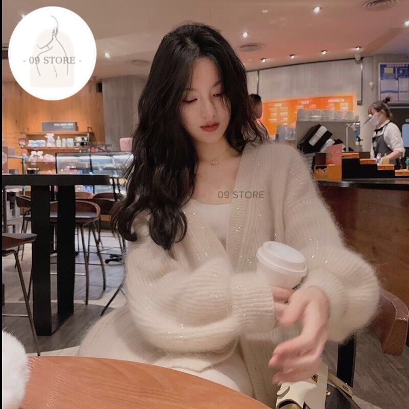 Cardigan thu đông, áo khoác len mùa đông phong cách Hàn Quốc