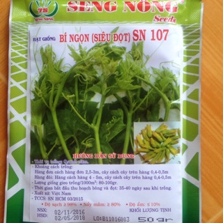 Hạt giống bí ăn ngọn Seng nông