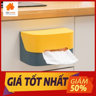 Hộp Đựng Khăn Giấy Dán Tường Chắc Chắn Bằng Kim Loại Phong Cách Bắc âu