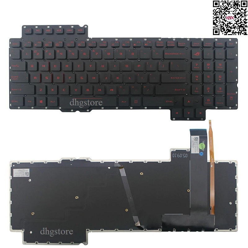 Bàn phím laptop Asus ROG G752 G752V G752VT G752VY G752VS G752VM G752VL Có Đèn