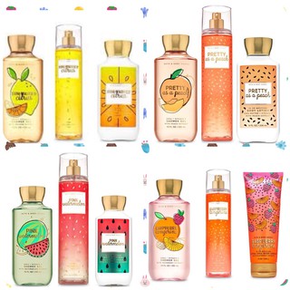 Tắm Lotion Xịt Thơm Toàn Thân - Pretty As A Peach | Pink Watermelon | Sun-Washed Citrus | Raspberry Tangerine