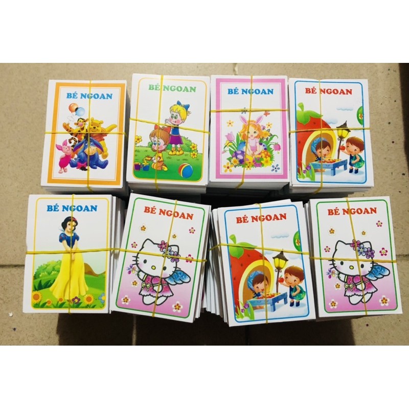 Phiếu bé ngoan trộn nhiều mẫu