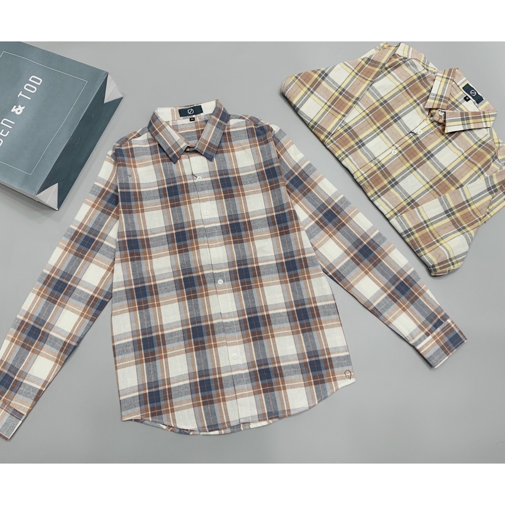 Áo sơ mi nam tay dài caro chất vải mềm không nhăn [HÌNH THẬT] | BigBuy360 - bigbuy360.vn