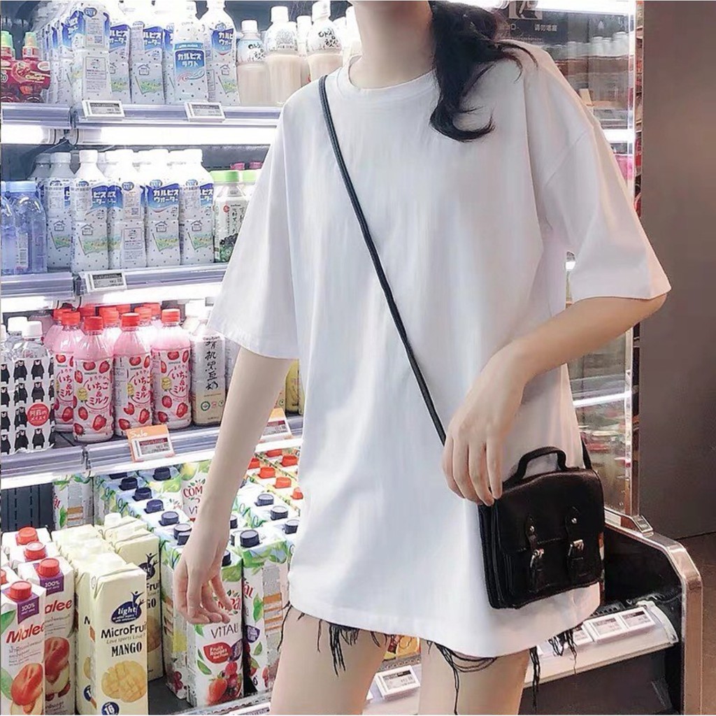 [Mã SKAMCLU7 giảm 10% tối đa 50K đơn 0Đ] Áo Thun Trắng Trơn Oversize Unisex | BigBuy360 - bigbuy360.vn