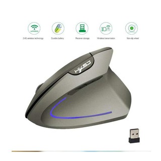 Chuột không dây kiểu đứng chống mỏi Ergonomic Heathy Vertical Mouse (Đen)