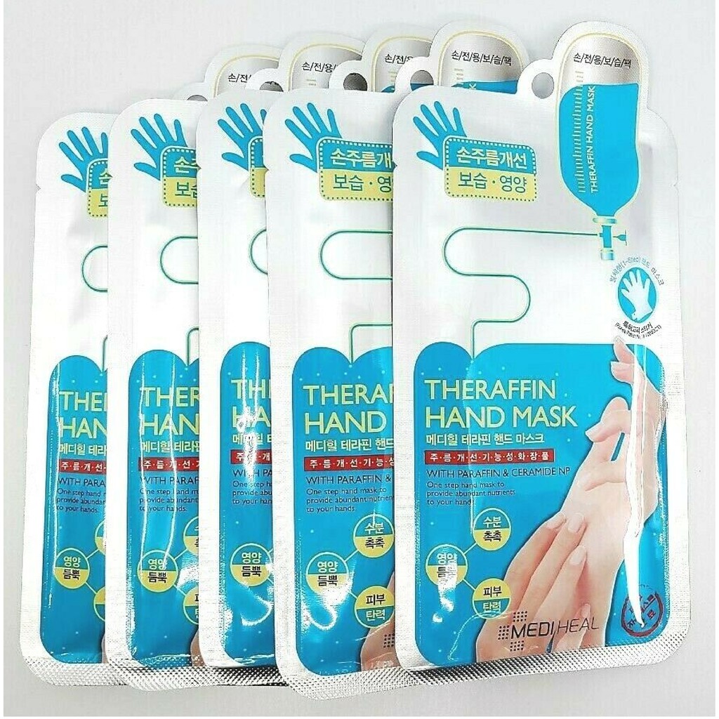 [Nhập mã COSMH22 giảm 8%] Mặt Nạ Dưỡng Da Tay Mềm Mịn Trắng Sáng Mediheal Theraffin Hand Mask 14ml