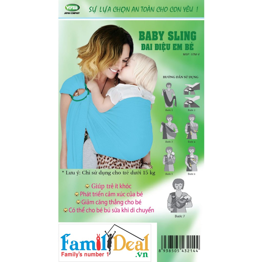 Địu võng em bé baby sling