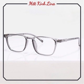 Gọng kính cận vuông nam nữ Linaeyewear chất liệu nhựa dẻo phụ kiện thời trang 213 - Lắp mắt cận theo yêu cầu