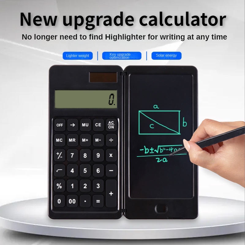 Máy Tính Bảng Viết Tay Màn Hình LCD Sử Dụng Năng Lượng Mặt Trời Có Thể Gấp Gọn Tiện Lợi