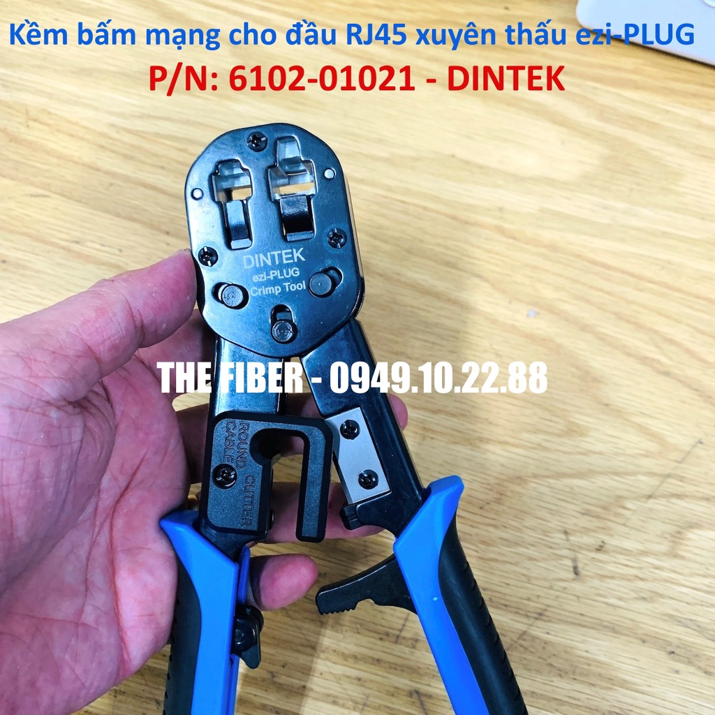 DINTEK - Kềm bấm đầu mạng ezi-PLUG xuyên thấu (6102-01021)