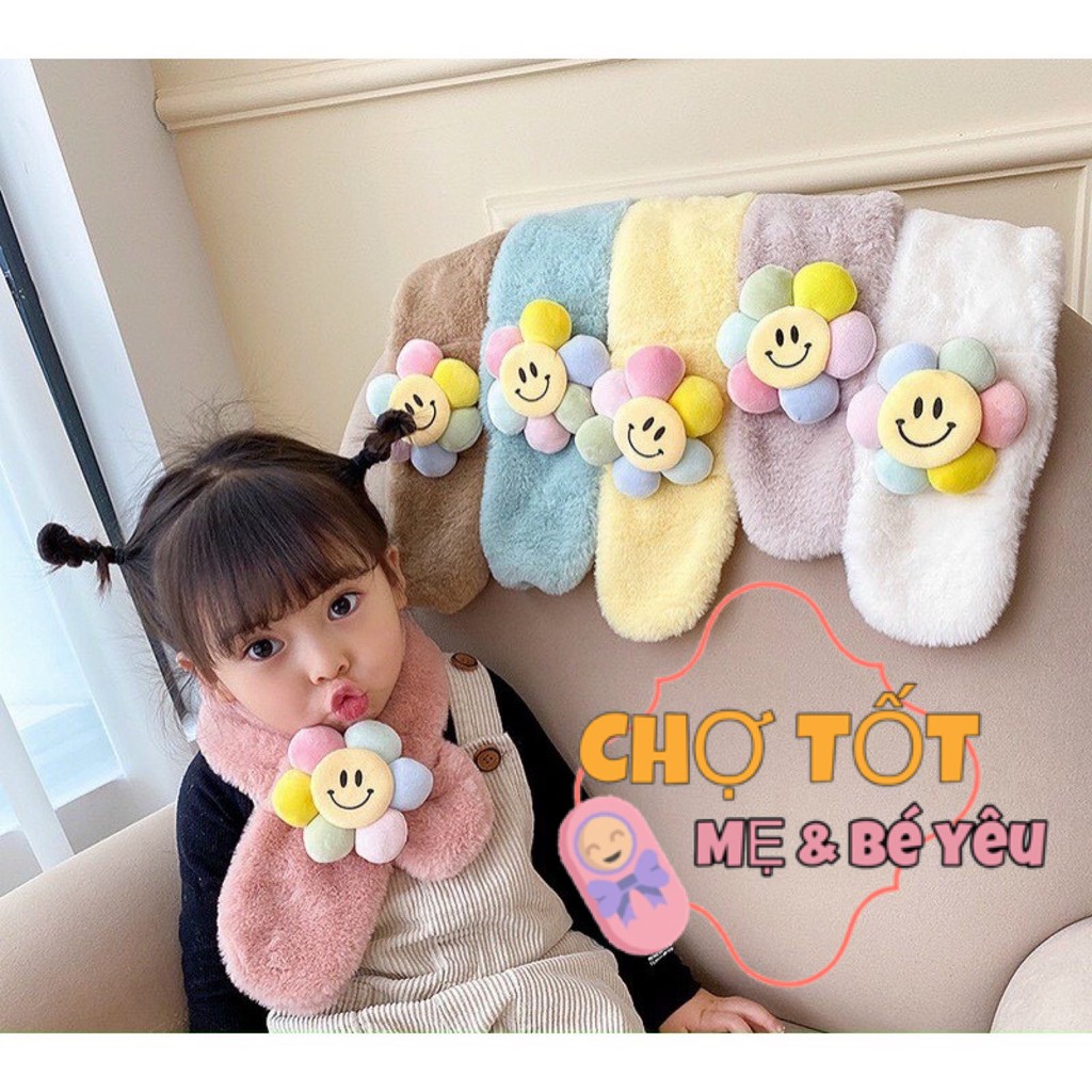 Khăn Choàng Cổ Giữ Ấm Cho Bé Loại Đẹp Mịn Cho Bé Trai Và Bé Gái