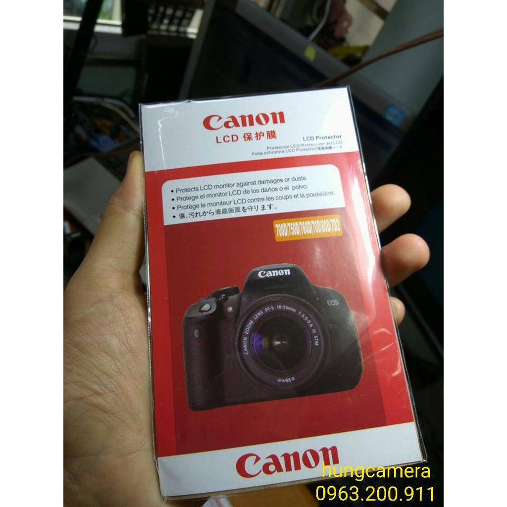 Miếng dán màn hình Canon từ tính (đủ mẫu)