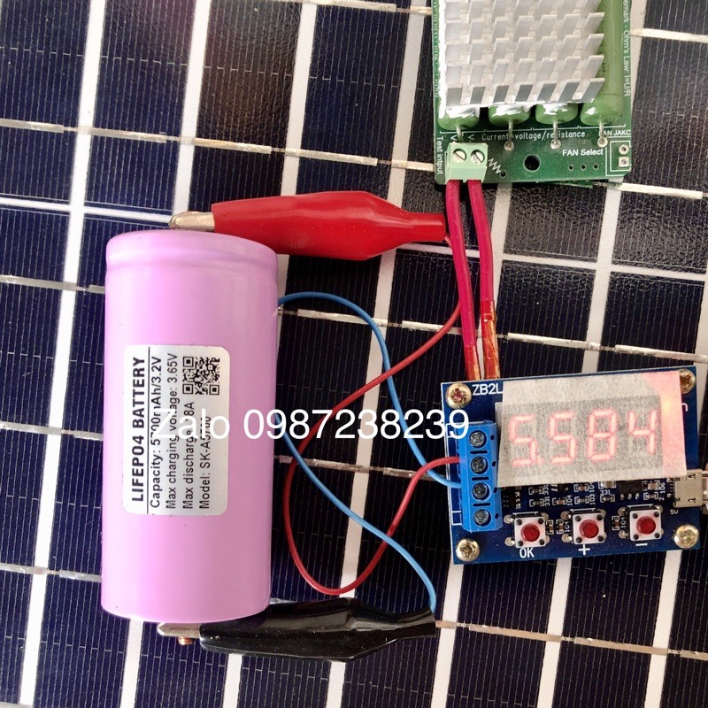 Pin  Lithium sắt 32650 5500mAh xả 18A chuẩn dung lượng