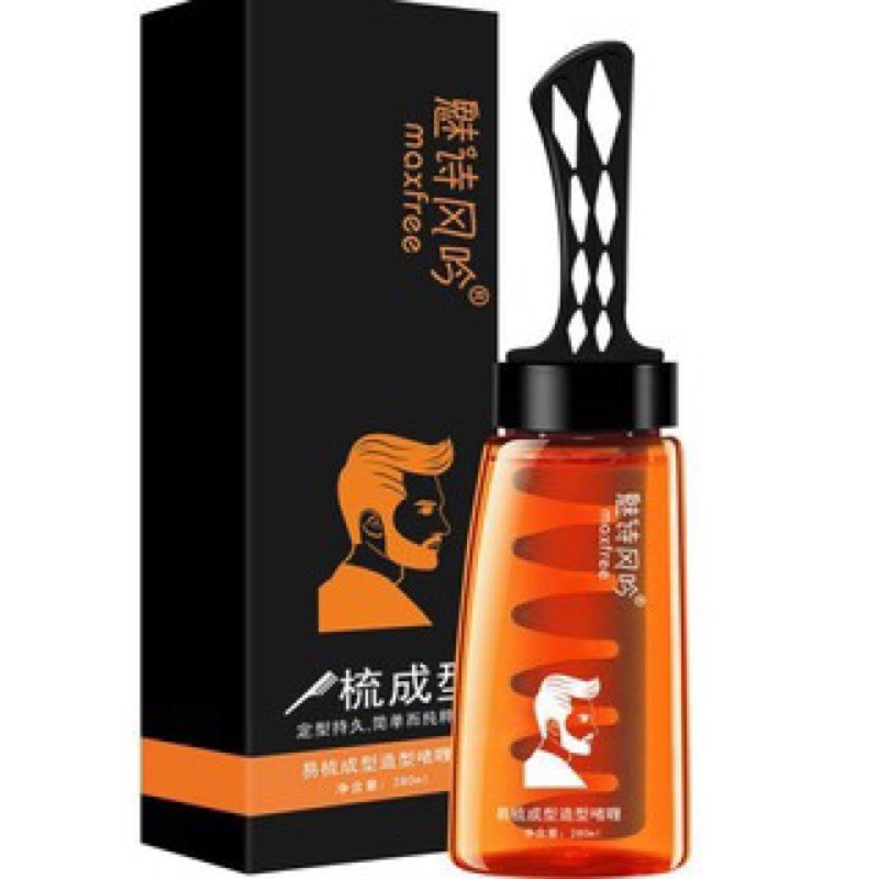 -𝐒𝐀𝐋𝐄- Gel tạo kiểu tóc 260ML ( kèm lược )- (CHAI CAM)