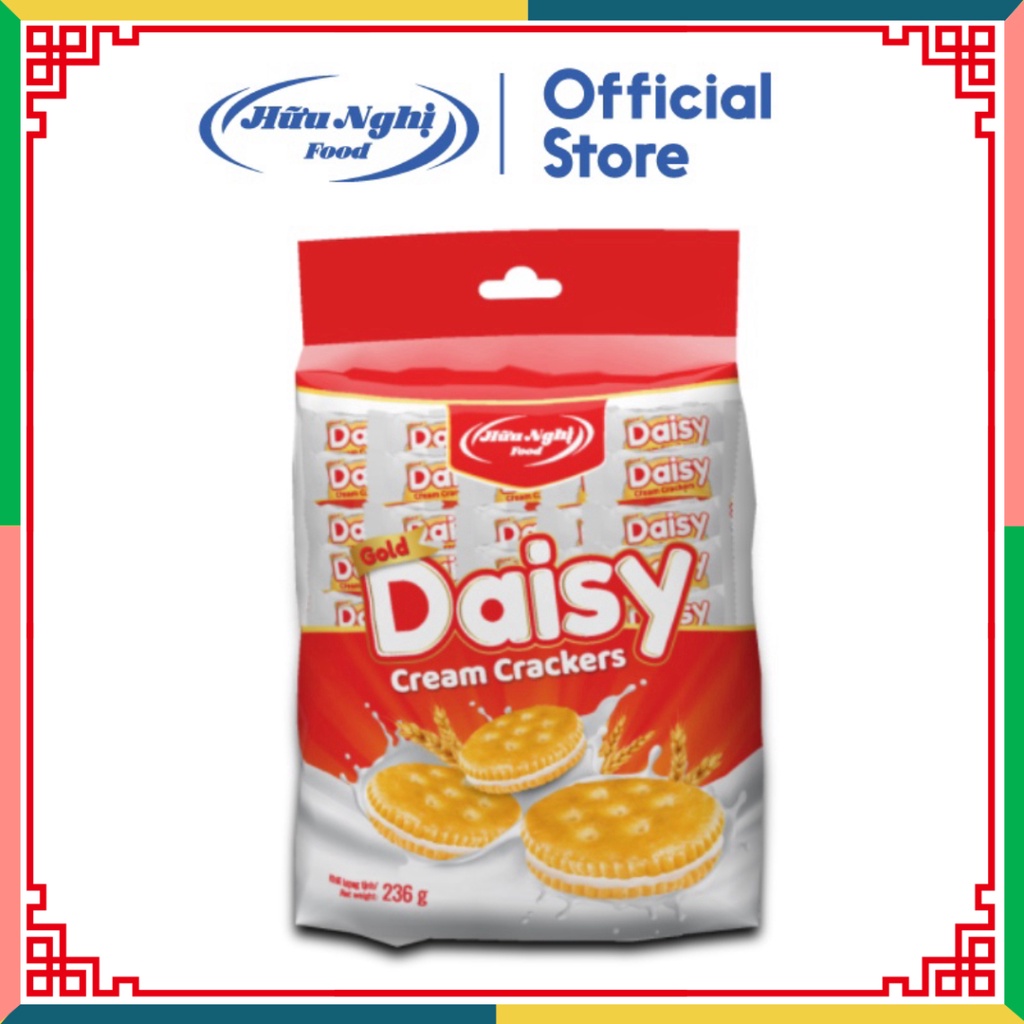 Bánh Quy hữu hảo Gold Daisy Kẹp Kem Sữa 236G