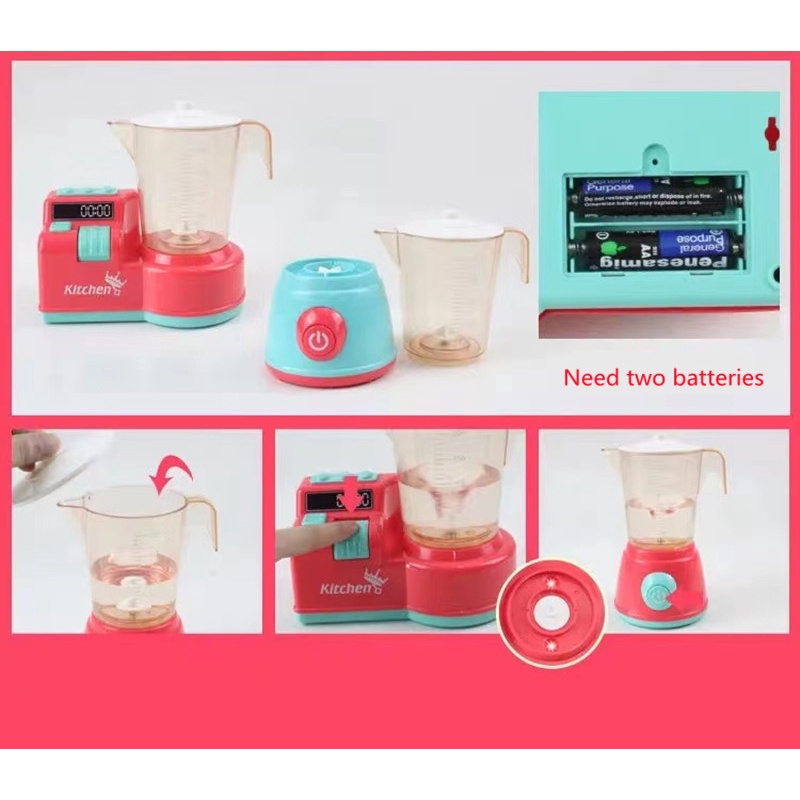 Đồ Chơi Máy Xay Sinh Tố/Nước Ép/Trái Cây mini Cho Bé