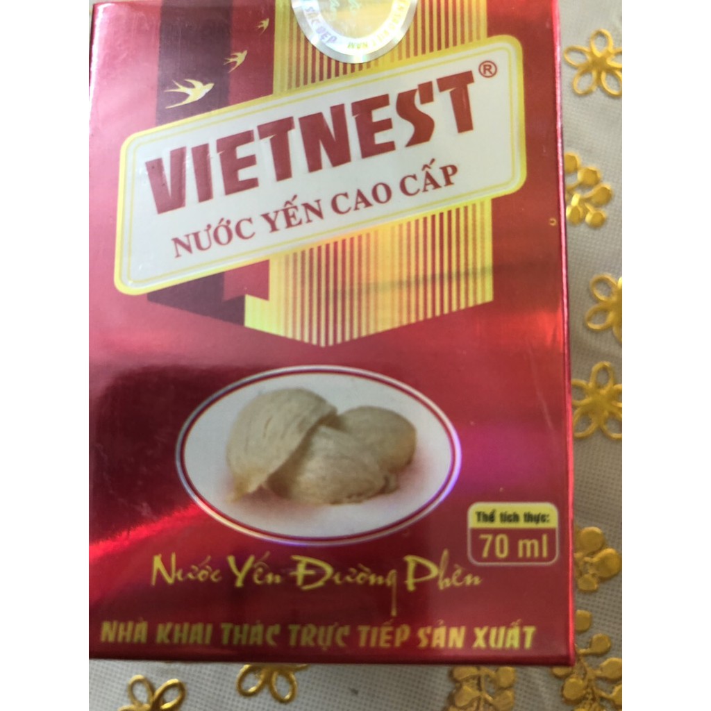 Nước yến cao cấp đường phèn Vietnest (Date 2021)