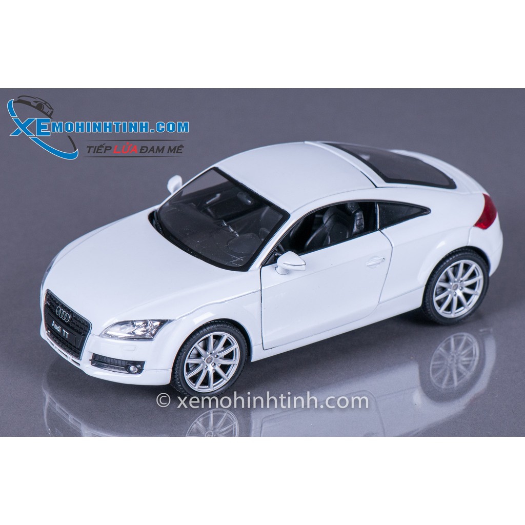 Xe Mô Hình Audi Tt Coupe 1:24 Welly (Trắng)