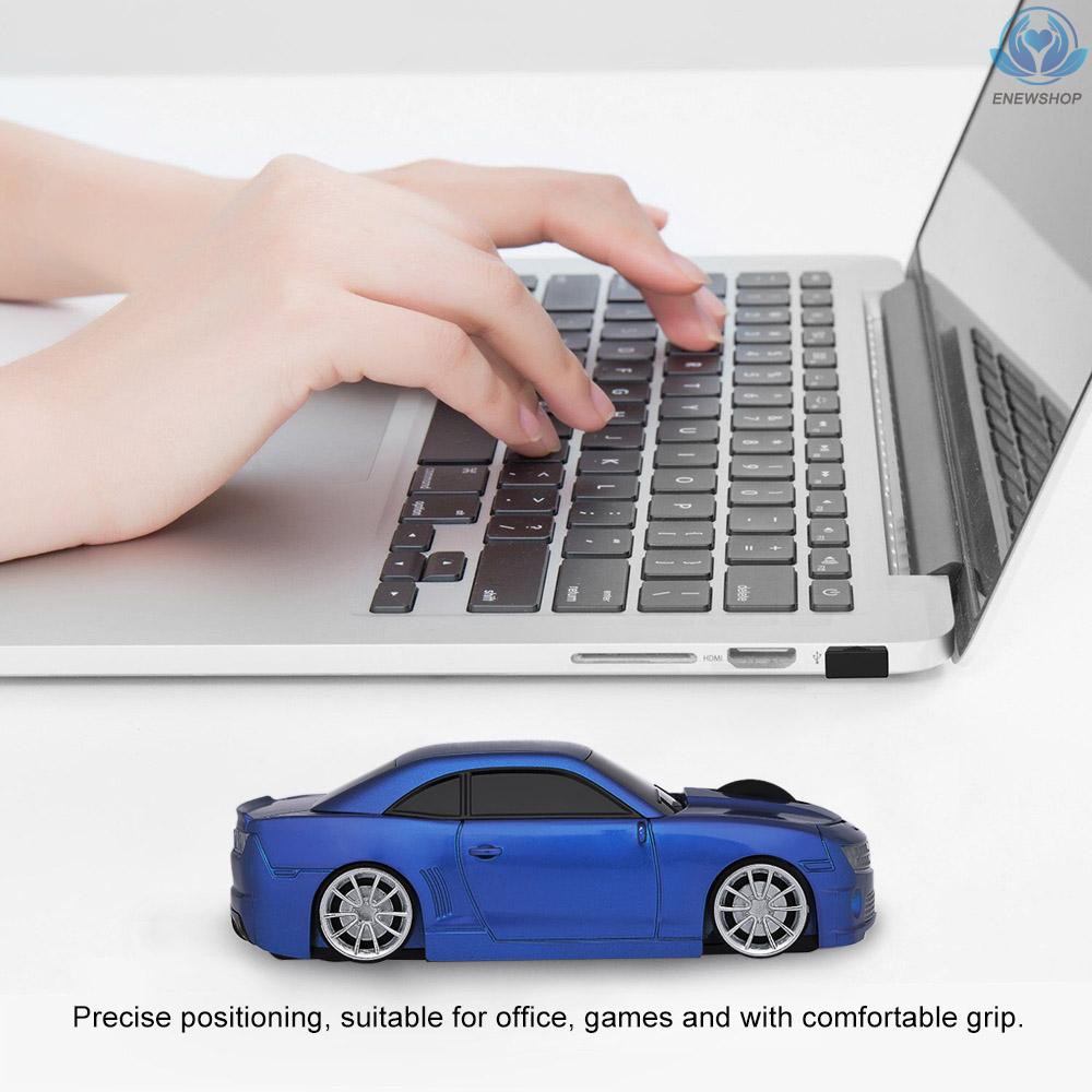 Chuột Máy Tính Không Dây Hình Xe Hơi 2.4g 1000 Dpi Với Đầu Nhận Led