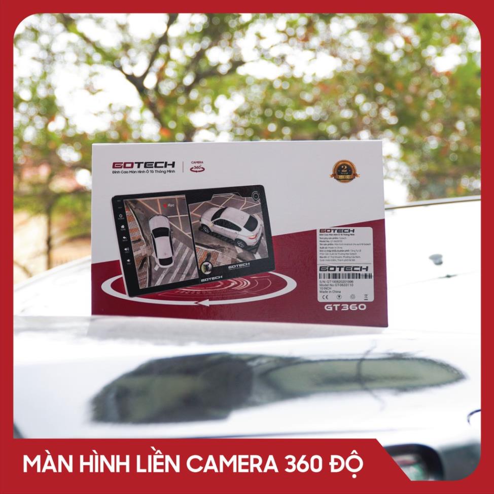 Màn hình ô tô thông minh tích hợp camera 360 độ GOTECH GT360