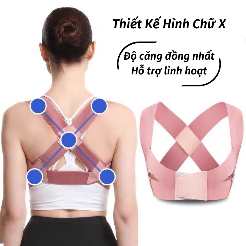 Đai Chống Gù Lưng Đai Hỗ Trợ Chỉnh Sửa Tư Thế Cơ Thể Chất Lượng Cao KHO GIA DỤNG TRẦN PHÚ