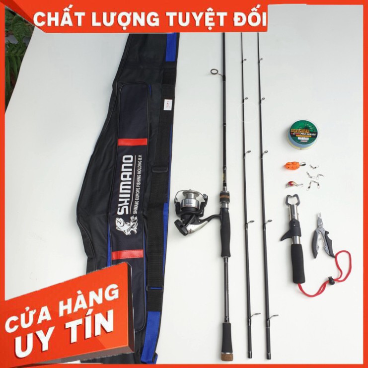 [ GIẢM GIÁ ] Bộ cần câu lure máy đứng hunting black cao cấp, máy câu cá shimano 2500 kèm đầy đủ phụ kiện