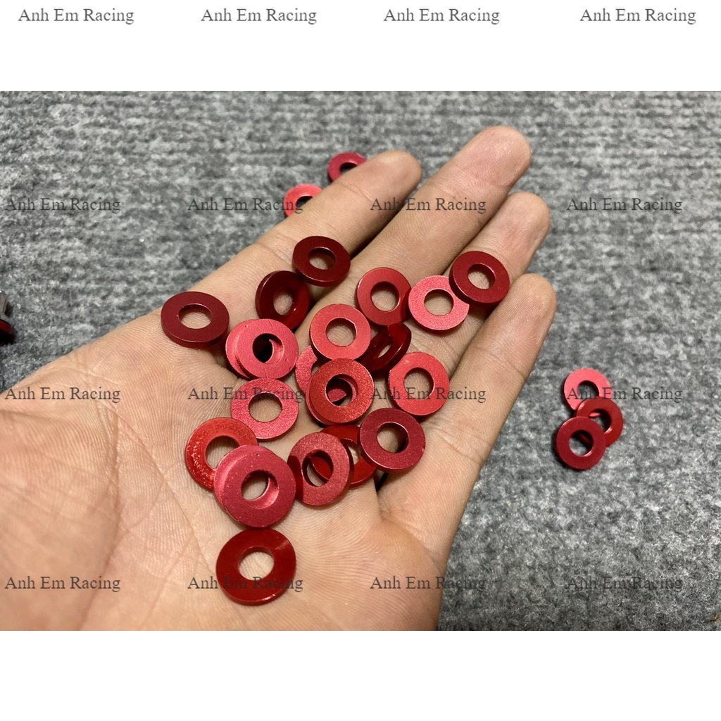 Lông đền nhôm 6ly gắn lốc máy , long đền lóc máy