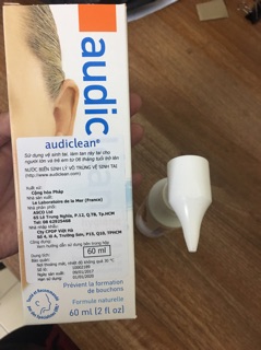 Nước rửa tai Audiclean