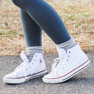 Giày CV All Star Nữ Trắng Cổ Cao