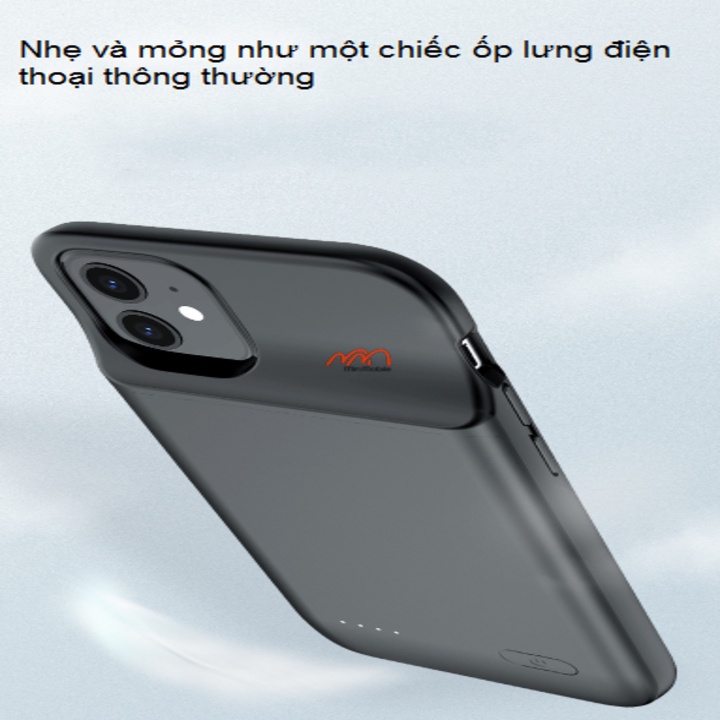 Ốp Lưng Kiêm Sạc Dự Phòng 4800mAh iPhone 13 Pro Max NewDery