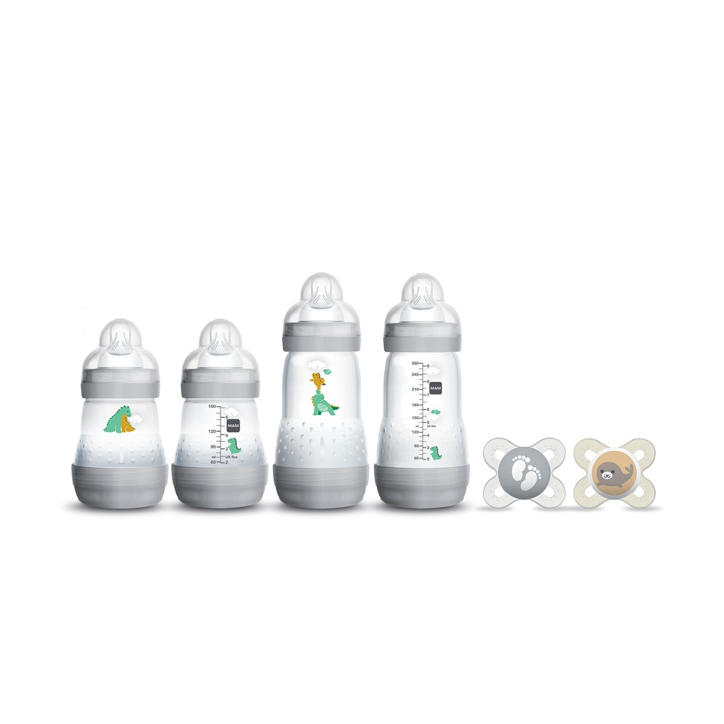 Set 4 bình sữa MAM 160ml - 260ml