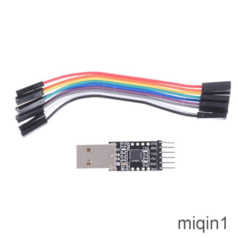 Mô Đun Chuyển Đổi Usb 2.0 Sang Ttl Uart 6pin Cp2102 Và Dây Cáp