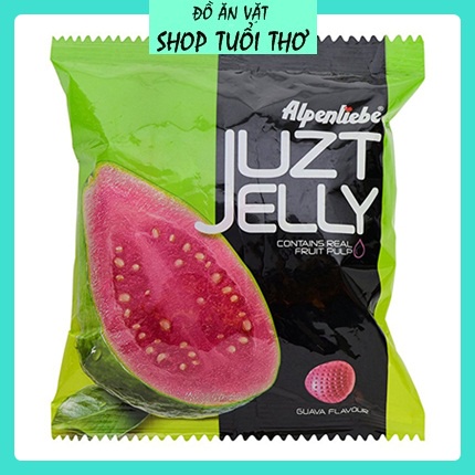 Kẹo Dẻo Alpenliebe Juzt Jelly Vị Dâu-Vị Ổi (Gói 45viên) Hot