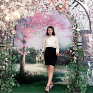 Chân váy đen công sở
