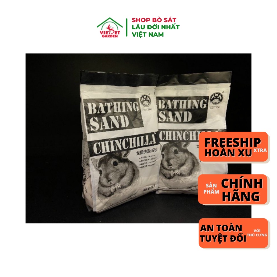 Cát tắm tro núi lửa cho Chinchilla - Bathing Sand Chinchilla