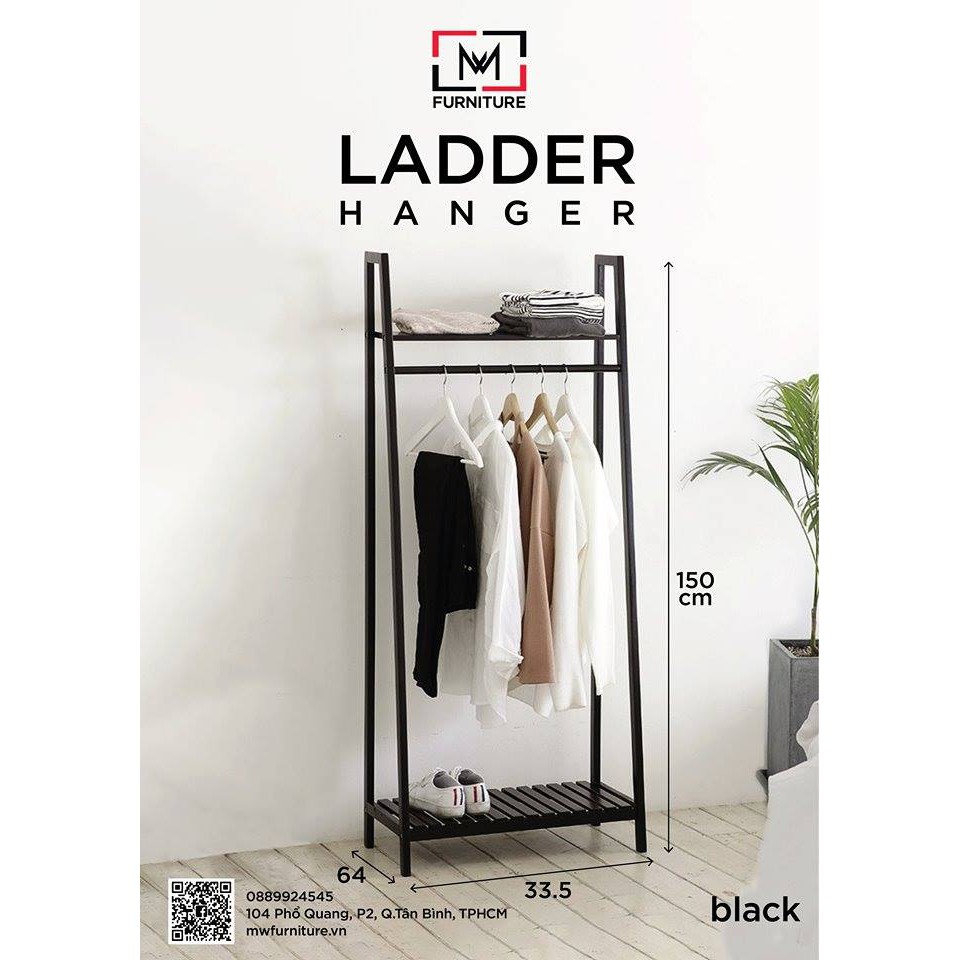 GIÁ TREO ĐỒ HÌNH THANG XUẤT KHẨU- LADDER HANGER