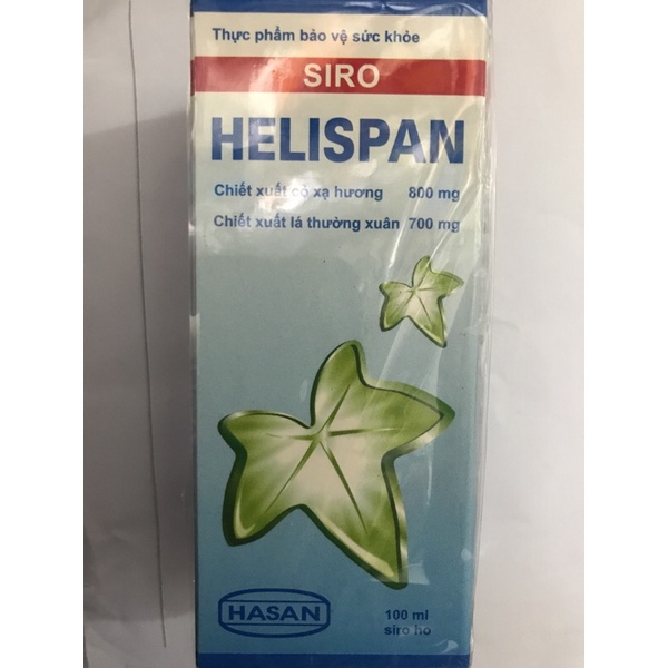 Siro ho cảm thảo dược Helispan