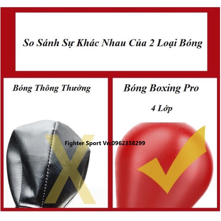 Trụ đấm Boxing. trụ đấm phản xạ Bóng đặc cao cấp